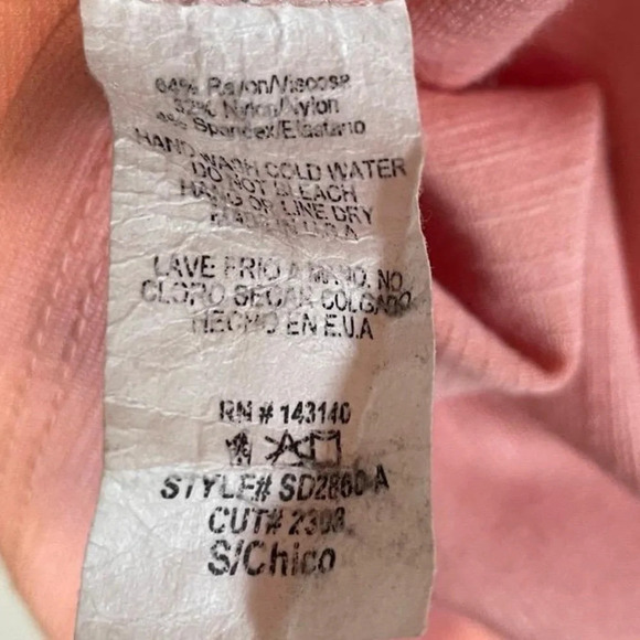 Windsor Off-Shoulder Pink Asymmetrical Bodycon Dress – Size Small - Picture 9 of 9